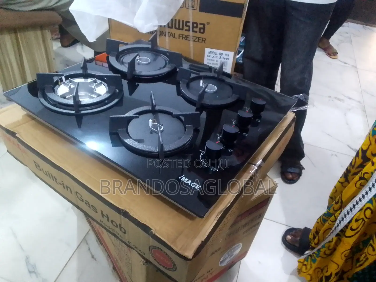 Image Built-in Hob – 4 Gas Burners, New