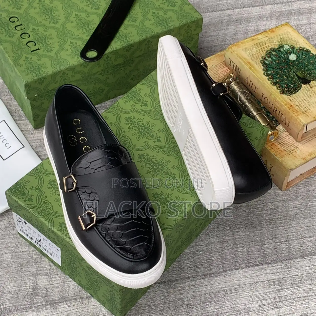Original Gucci Casual Leather Sneakers