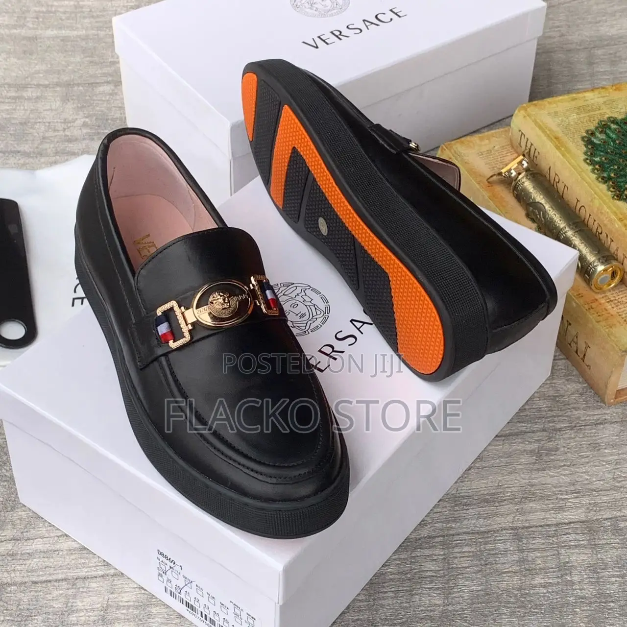 Original Versace Leather Sneakers
