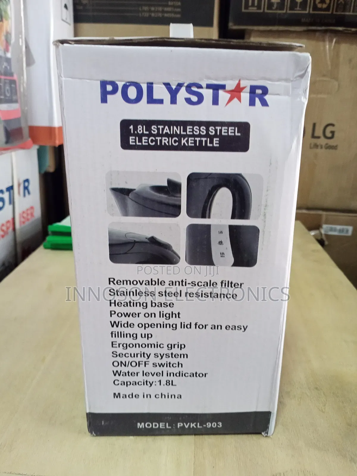 1.8liters Polyster Electric Kettle