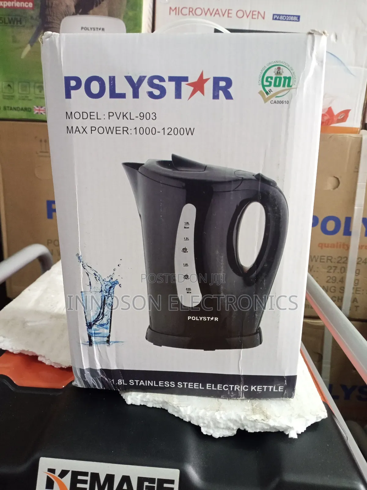 1.8liters Polyster Electric Kettle