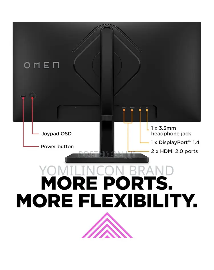 Hp Omen 23.8" FHD 165hz Gaming Monitor,