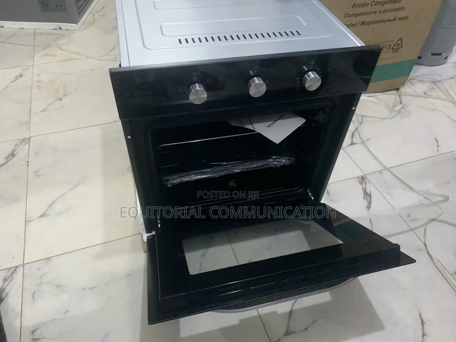 Homestar Hsqmb60‐Bk 60 × 60 Cm Built‐In Gas‐Electric Oven