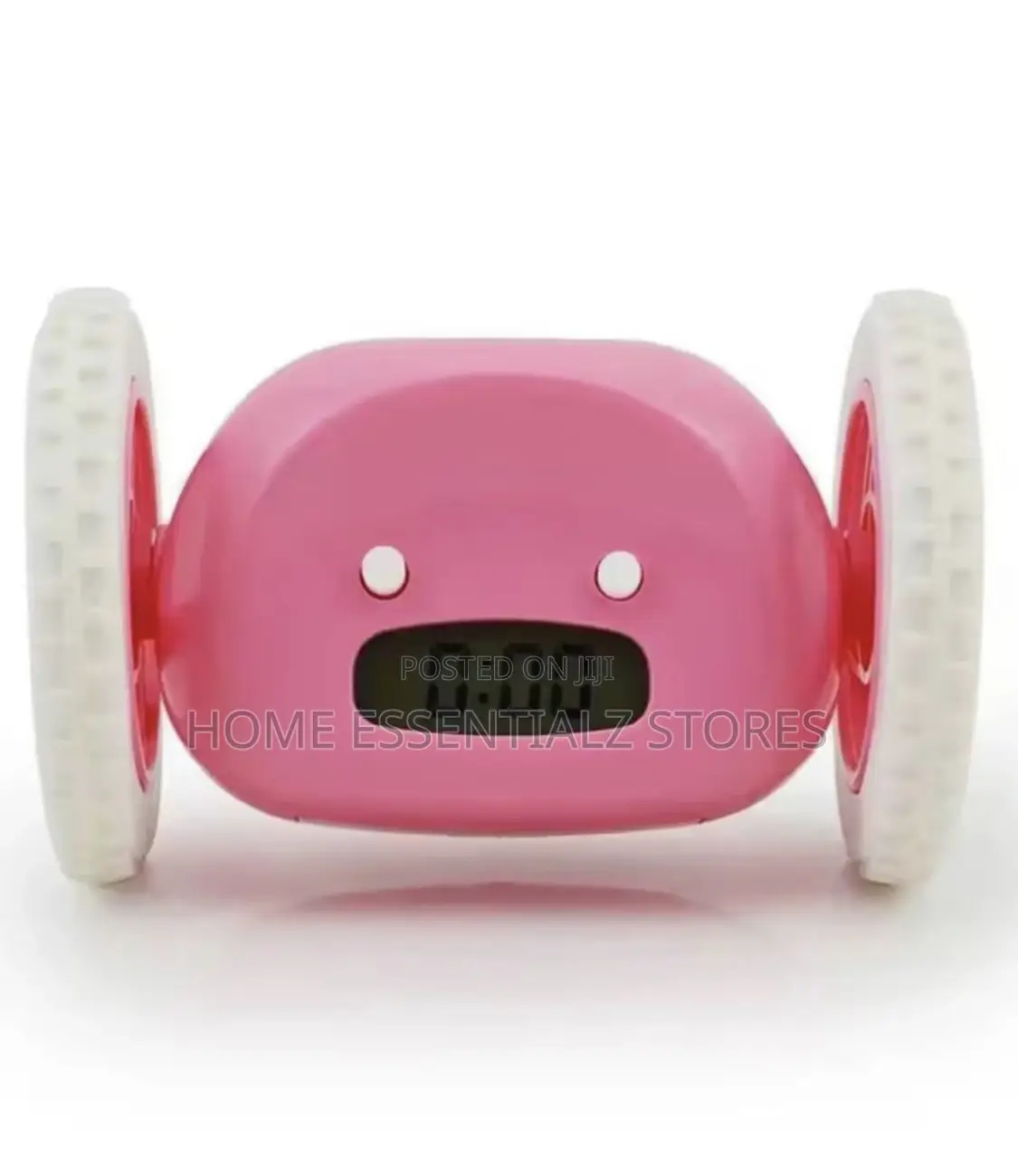Digital Alarm Clock With Wheels - For Heavy Sleepers