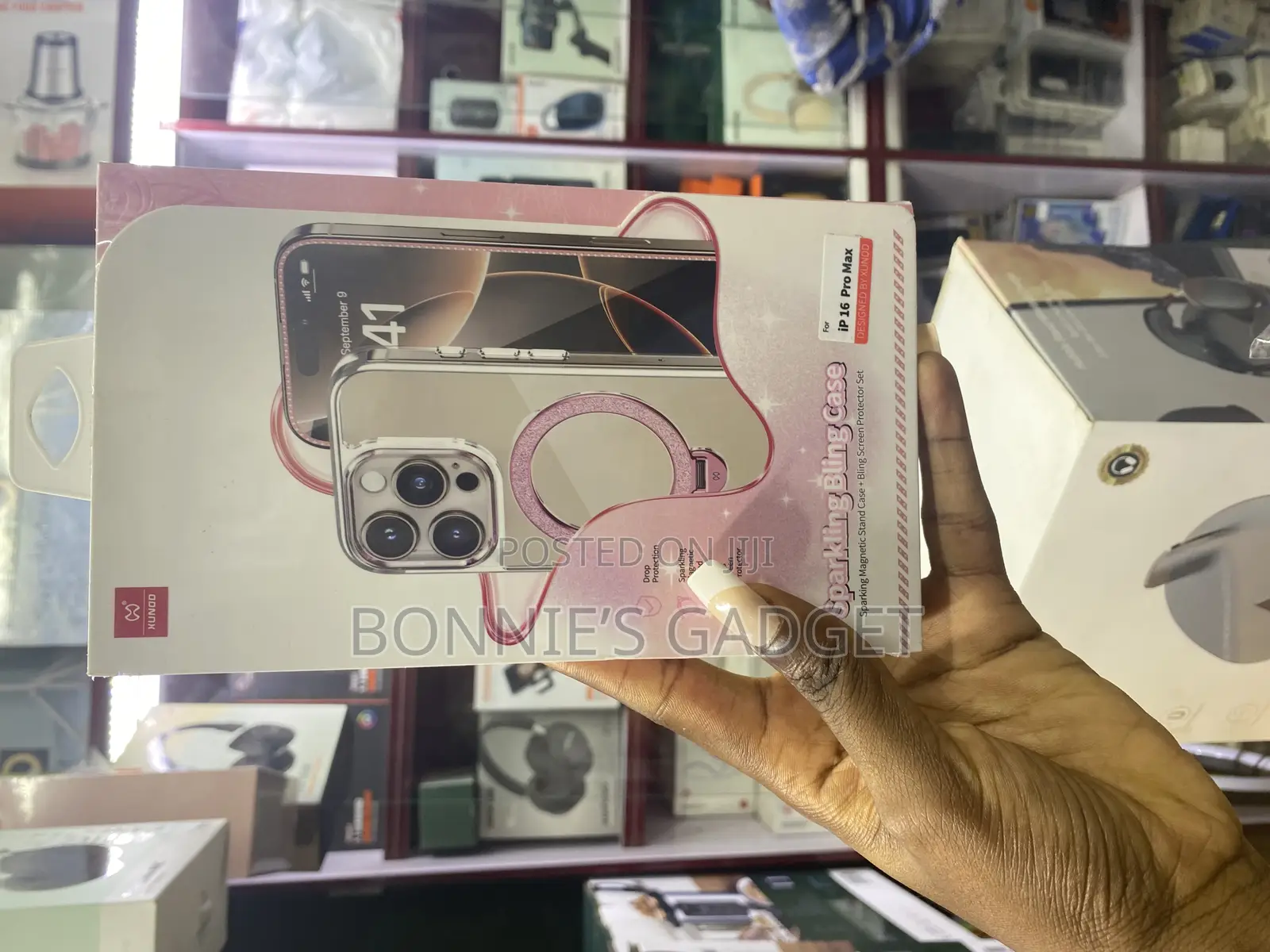 Kunod Sparkling Bling Case Designed for the iPhone 16 Pro Max.