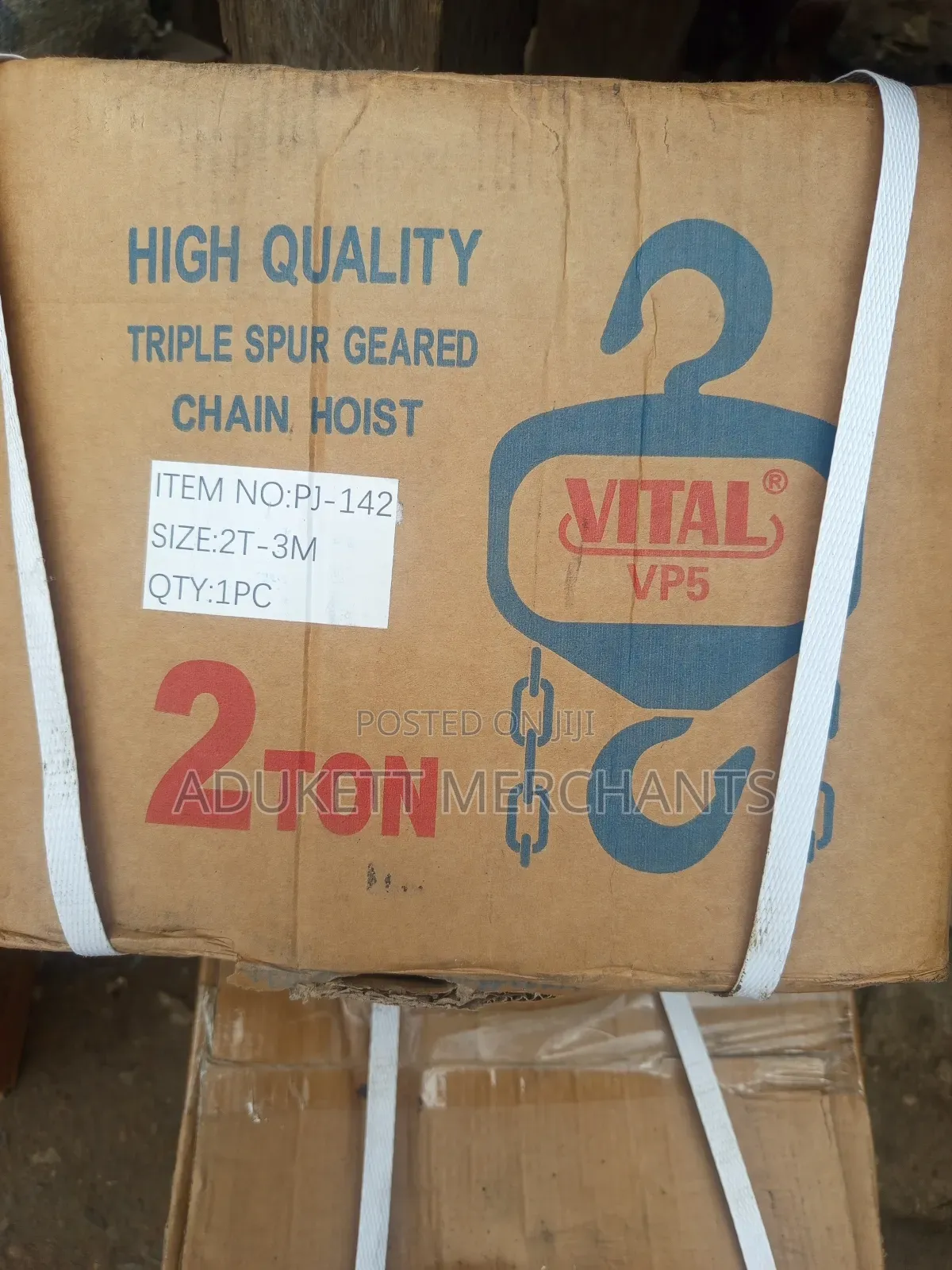 2ton Vital Chain Block by 3meter