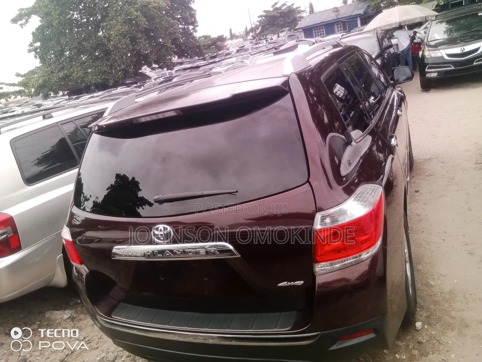 Toyota Highlander Limited 3.5l 4WD 2013 Maroon