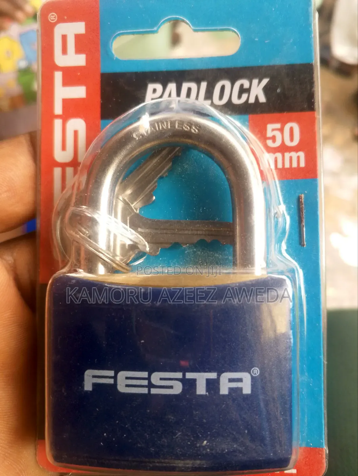 Festa Brass Padlock 50mm Best Quality