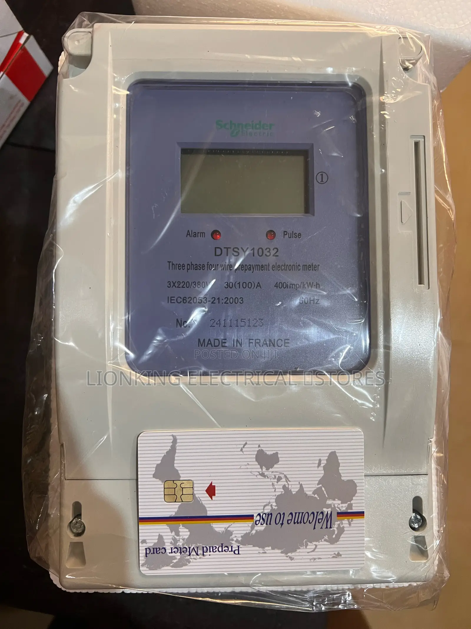 3phase Card Check Meter