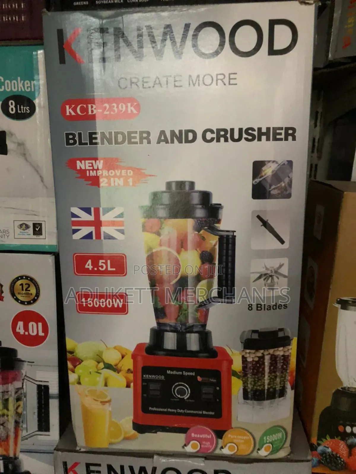 4.5l Kenwood Blender and Crusher