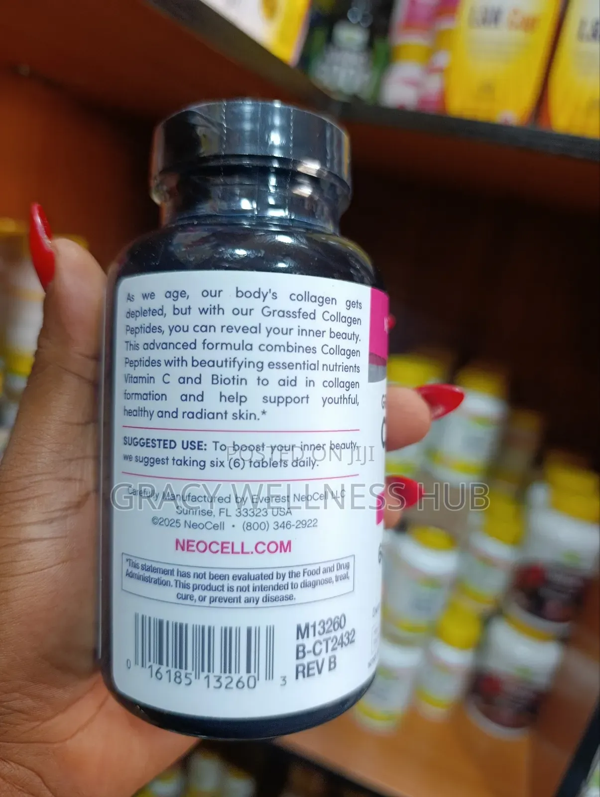 Neocell Grassfed Collagen Peptide 180tablets