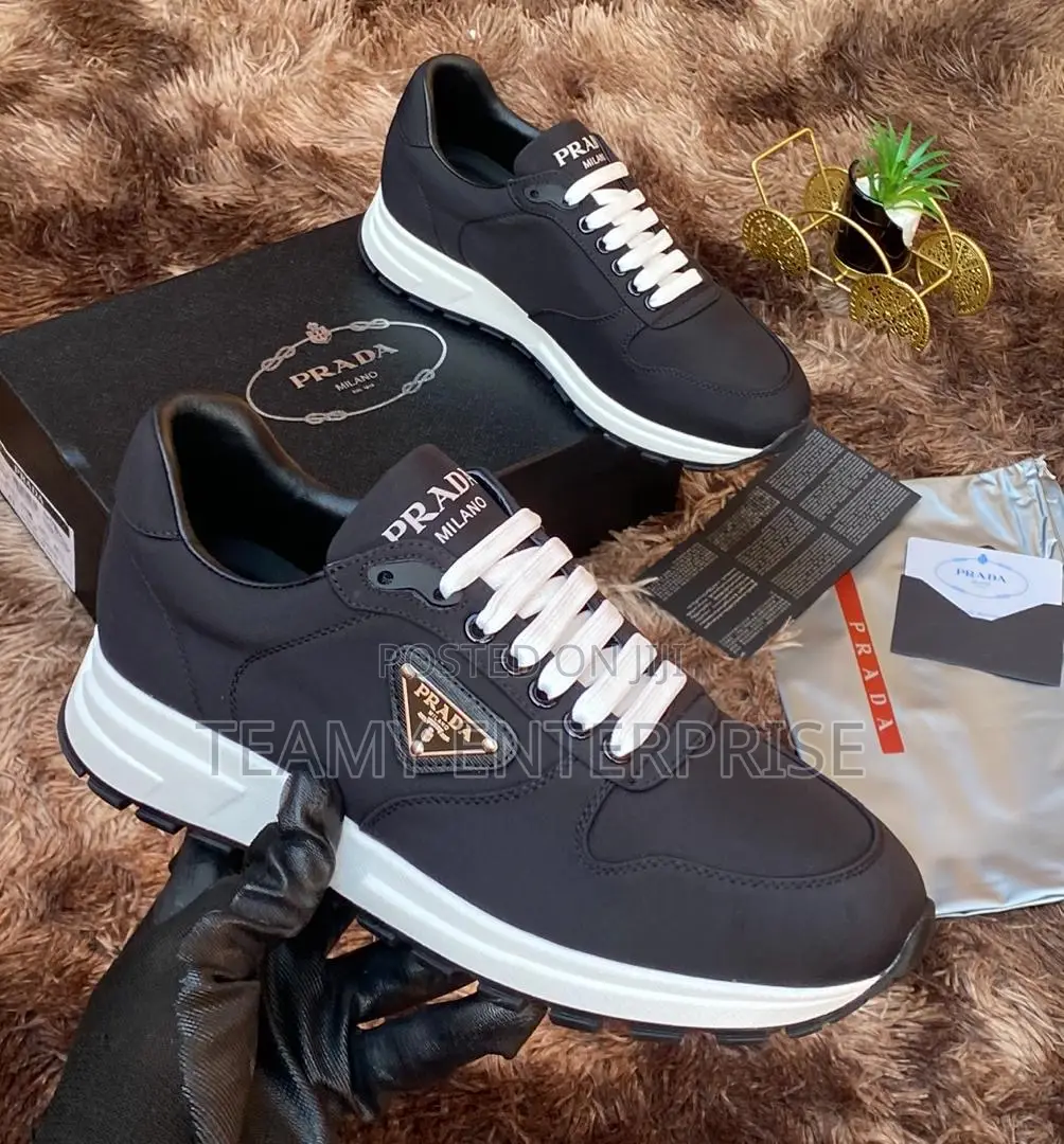 High Quality Luxury Prada Milano Luxe Sneakers