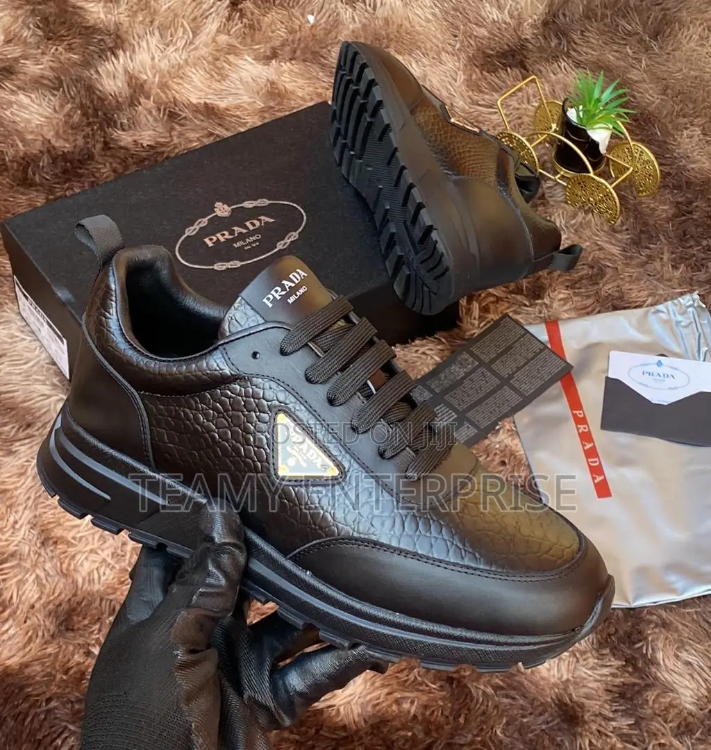High Quality Luxury Prada Milano Luxe Sneakers