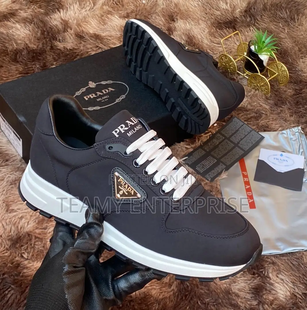 High Quality Luxury Prada Milano Luxe Sneakers