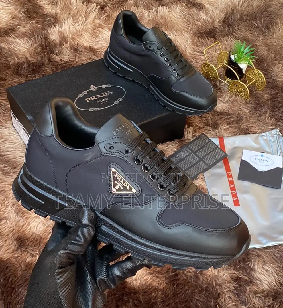 High Quality Luxury Prada Milano Luxe Sneakers