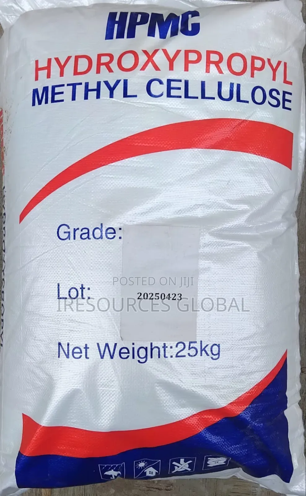 Hydroxypropyl Methyl Cellulose (Hpmc) 25kg High Quality Technical