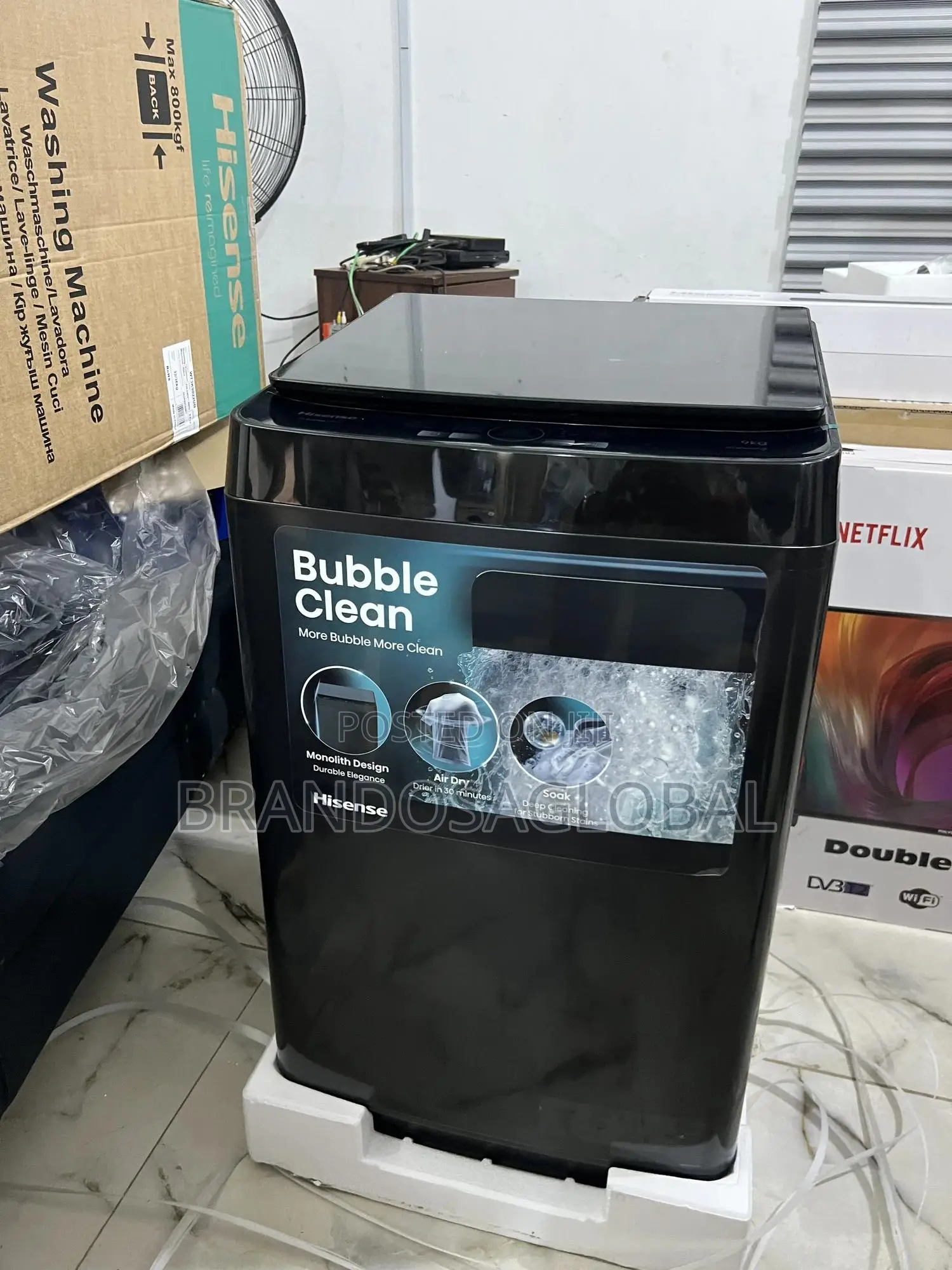 Hisense 9kg Top Load Washing Machine – Wt3k9022ub