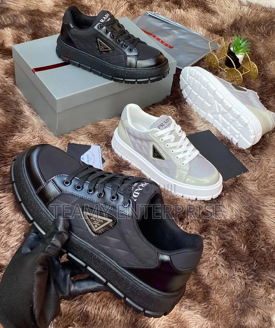 Prada Milano Luxury Laced Sneakers