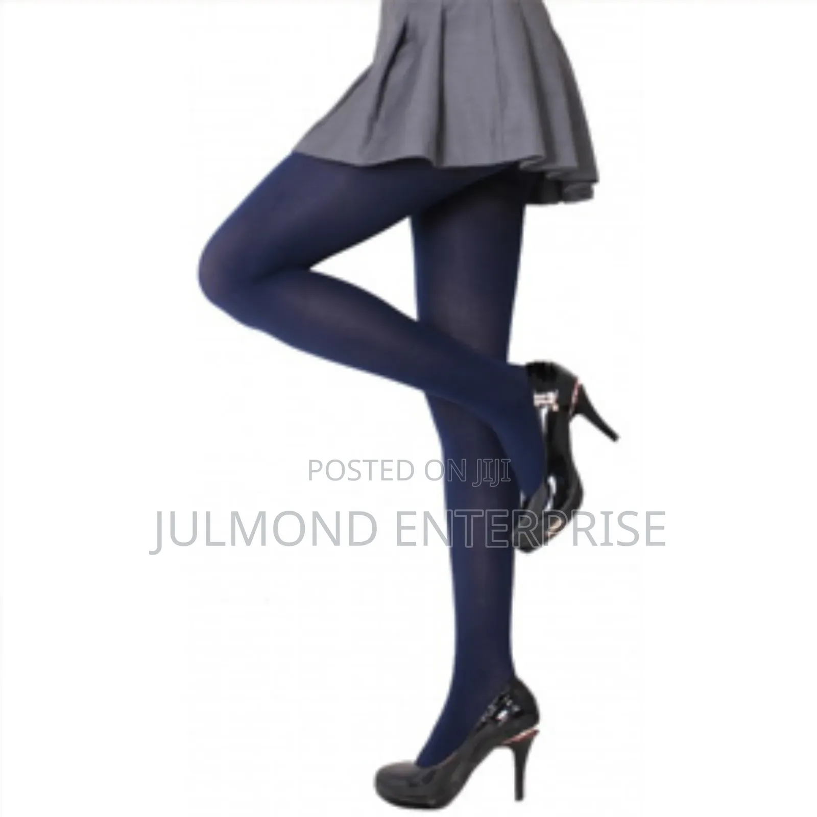 12 PCS Stretchy Pantyhose(Blue)