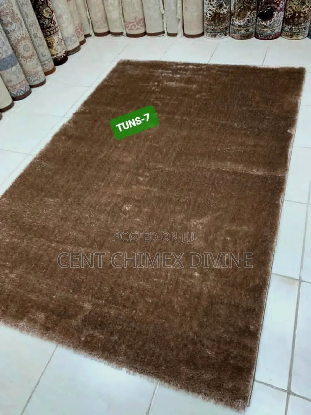 Shaggy Center Rugs Plain No Design