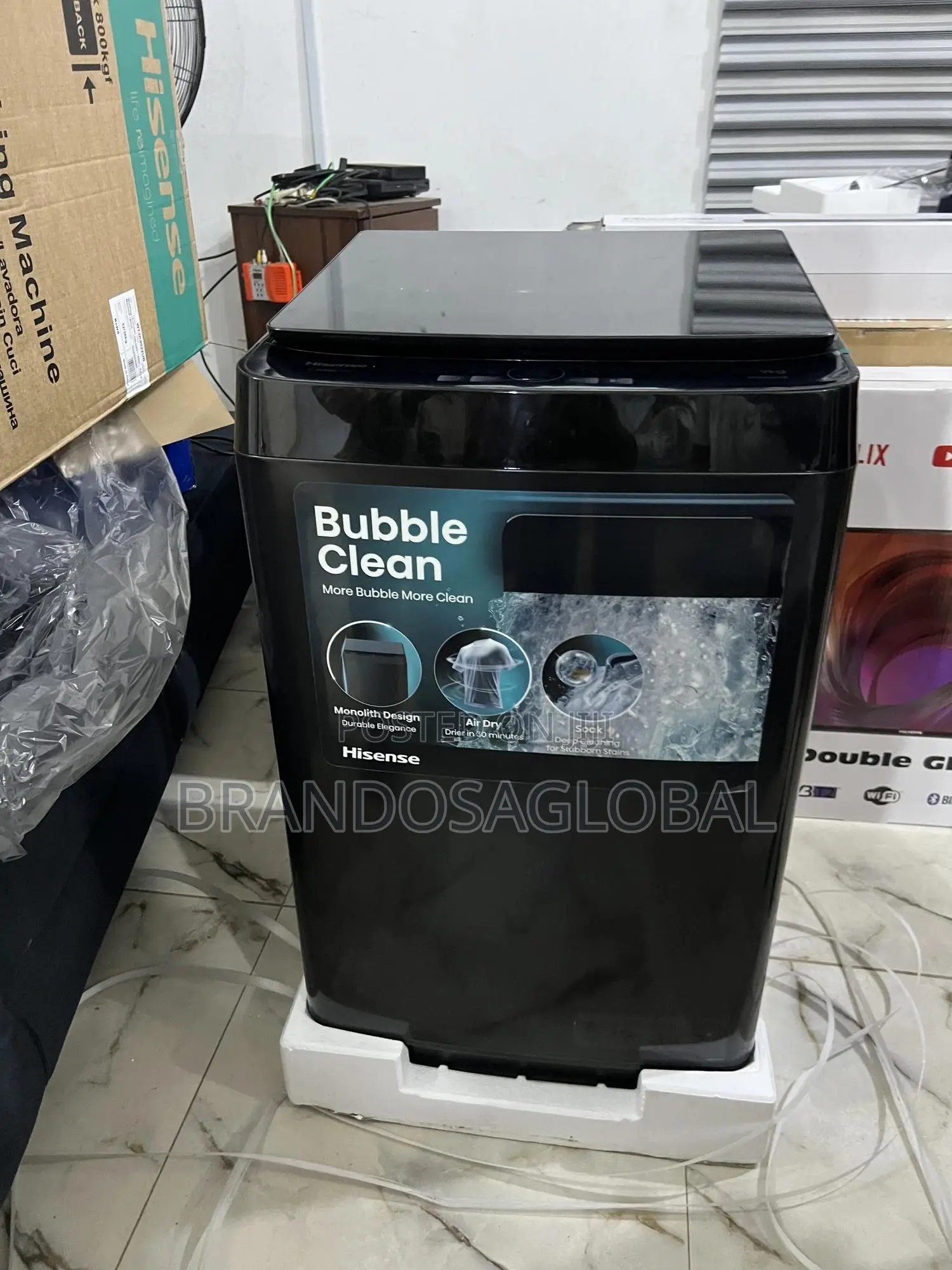 Hisense 9kg Washer – Smart Wash, Low Noise