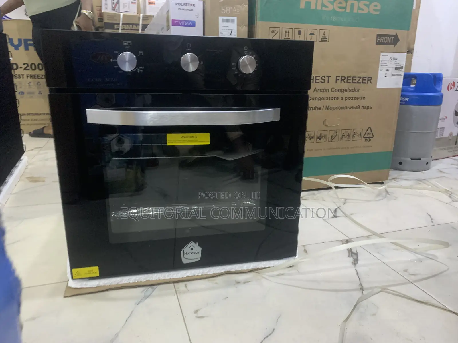 Homestar 60 Cm Dual Oven Hsqmb60‐Bk – Built-in Convenience