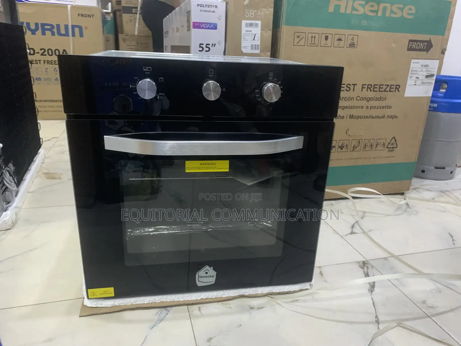 Homestar Hsqmb60-Bk – Built-in Dual Oven With Gas Electric Functions