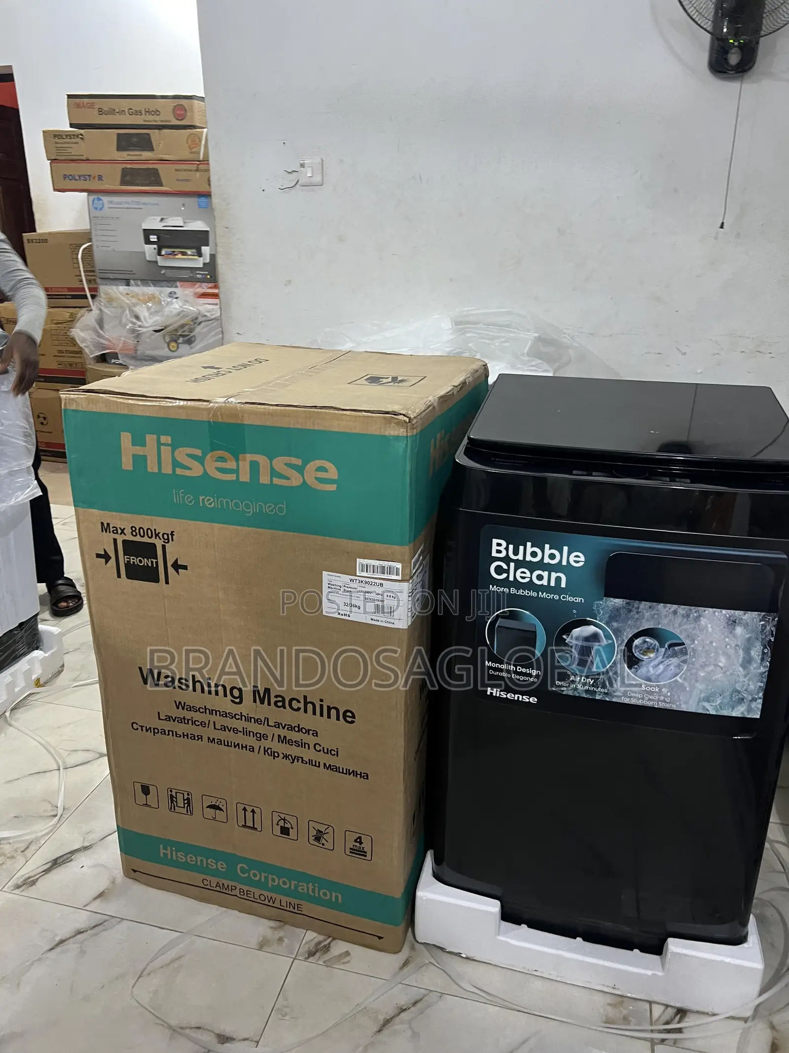 Hisense Washer – 9kg Auto Load With Smart Drum