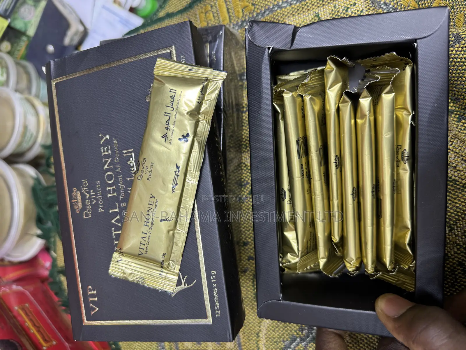 Vital Honey With Caviar Tangkat Ali Powder العسل الحيوي