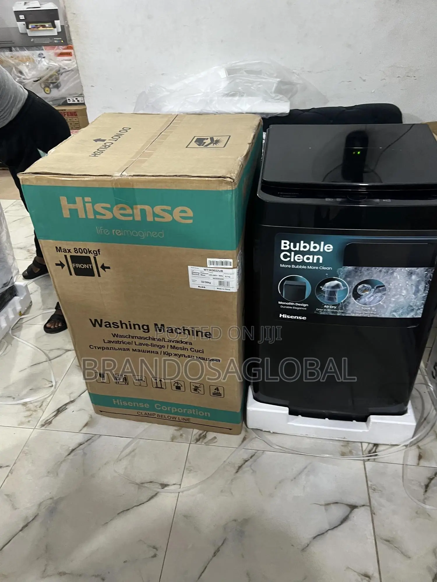 Hisense 9kg Washing Machine – Water-Saving Design
