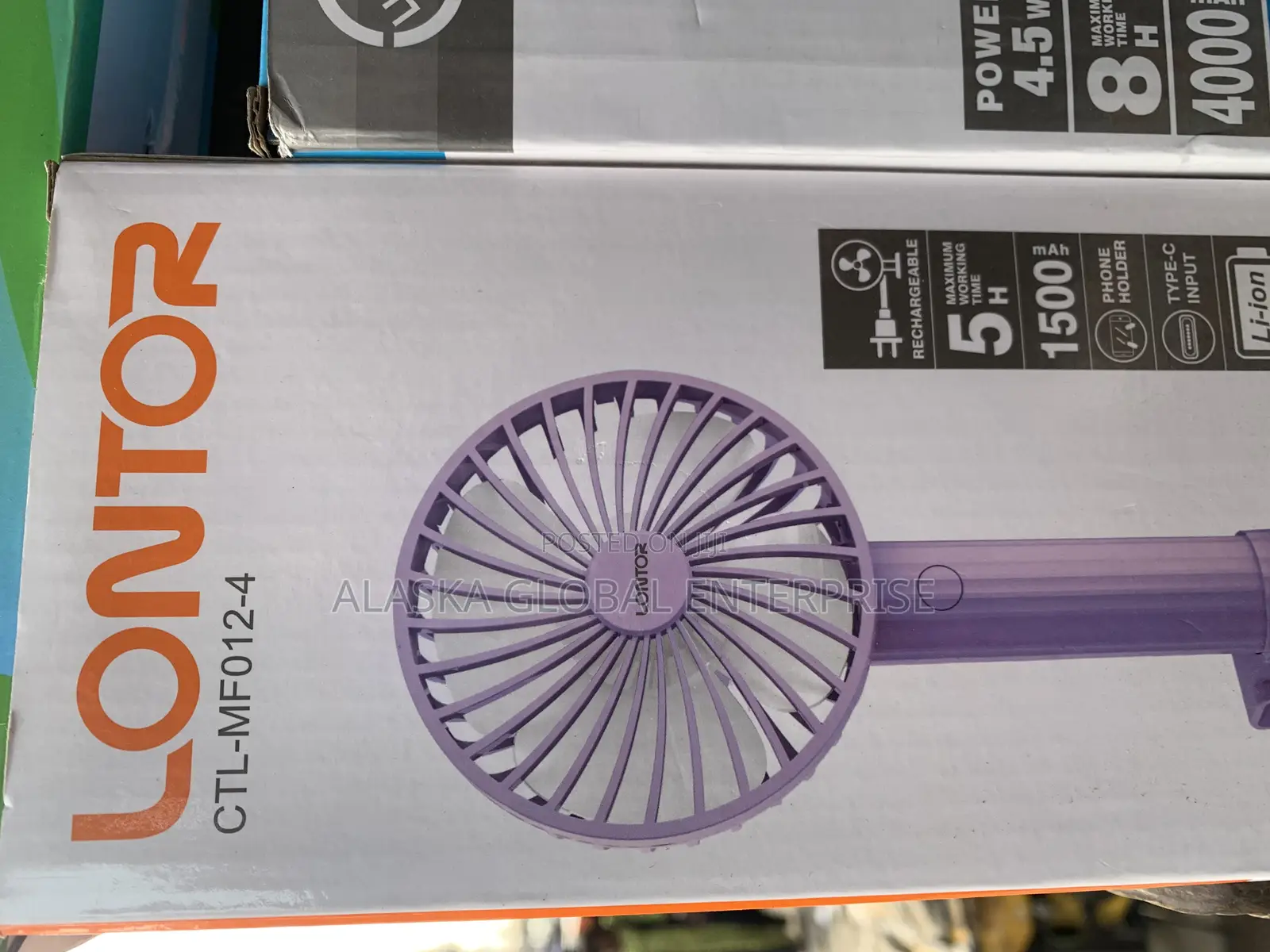 High Quality Rechargeable Handfan