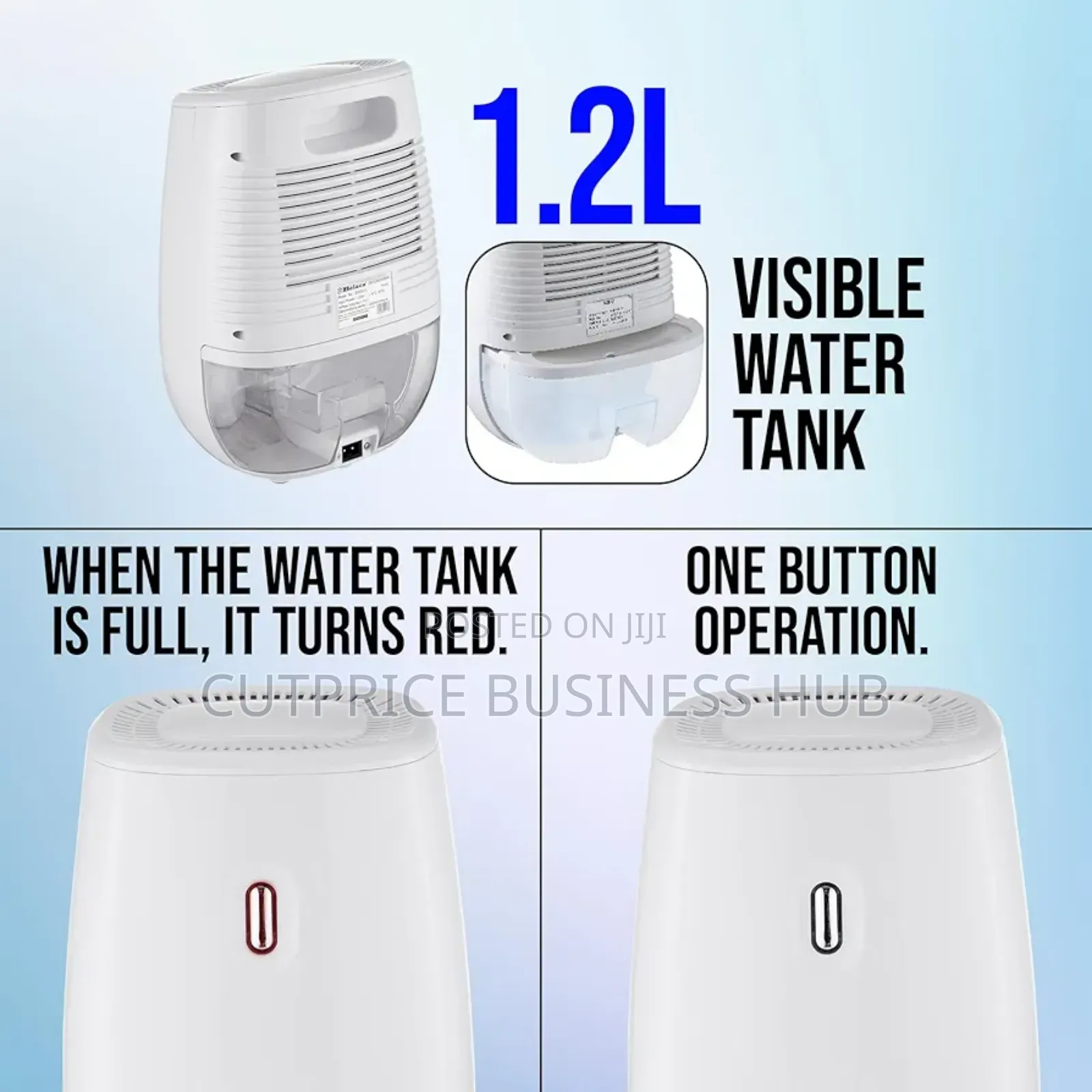 Belaco Bdd01l Dehumidifier 1200ml Portable Air Dehumidifier