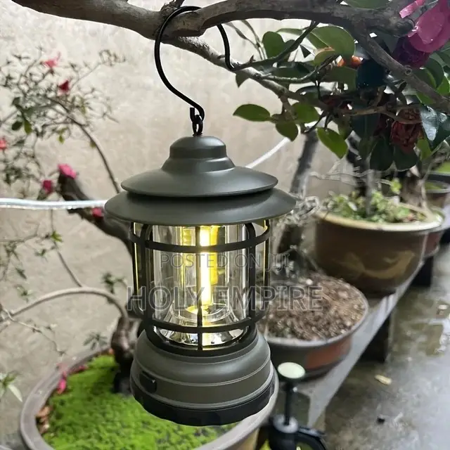 Outdoor Lighting Portable Light Retro Horse Lantern Rechargeable
