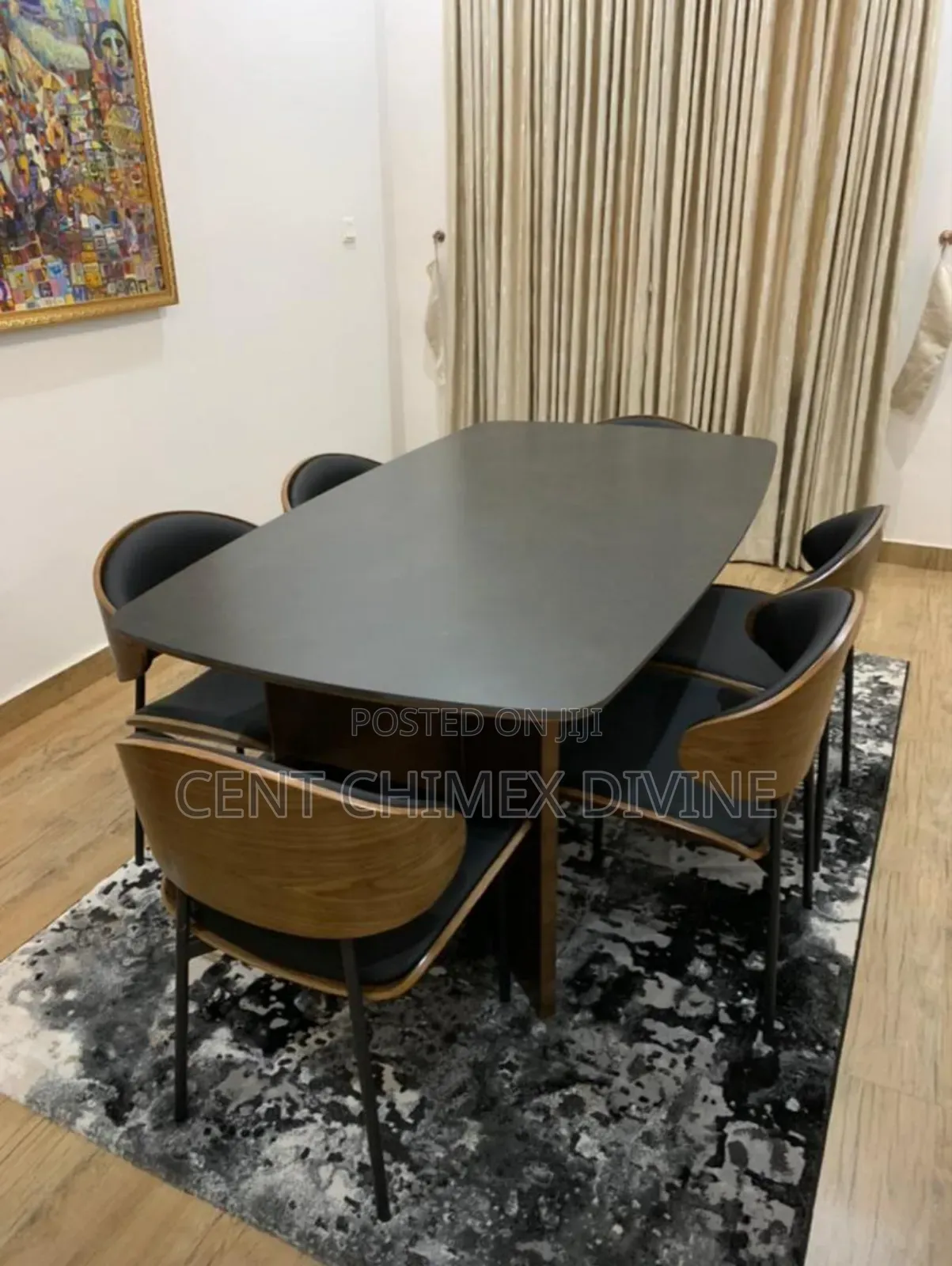 Luxury Wooden Back Chair and Table