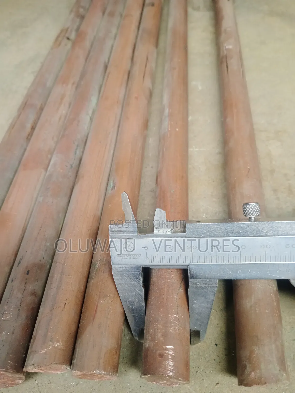 Copper Rods 20mm by 1meter ( All Diameter Available )