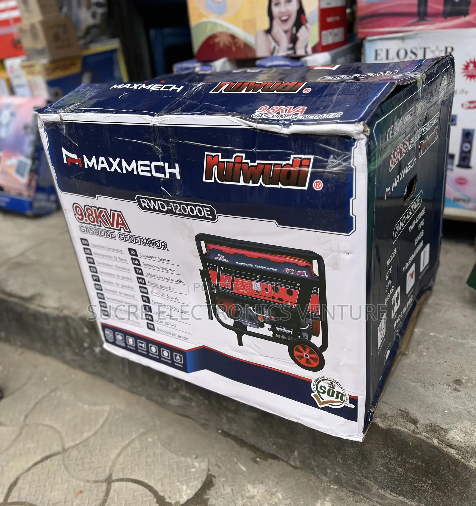 Maxmech Ruiwudi 10kva Petrol Generator With 100% Copper Wire