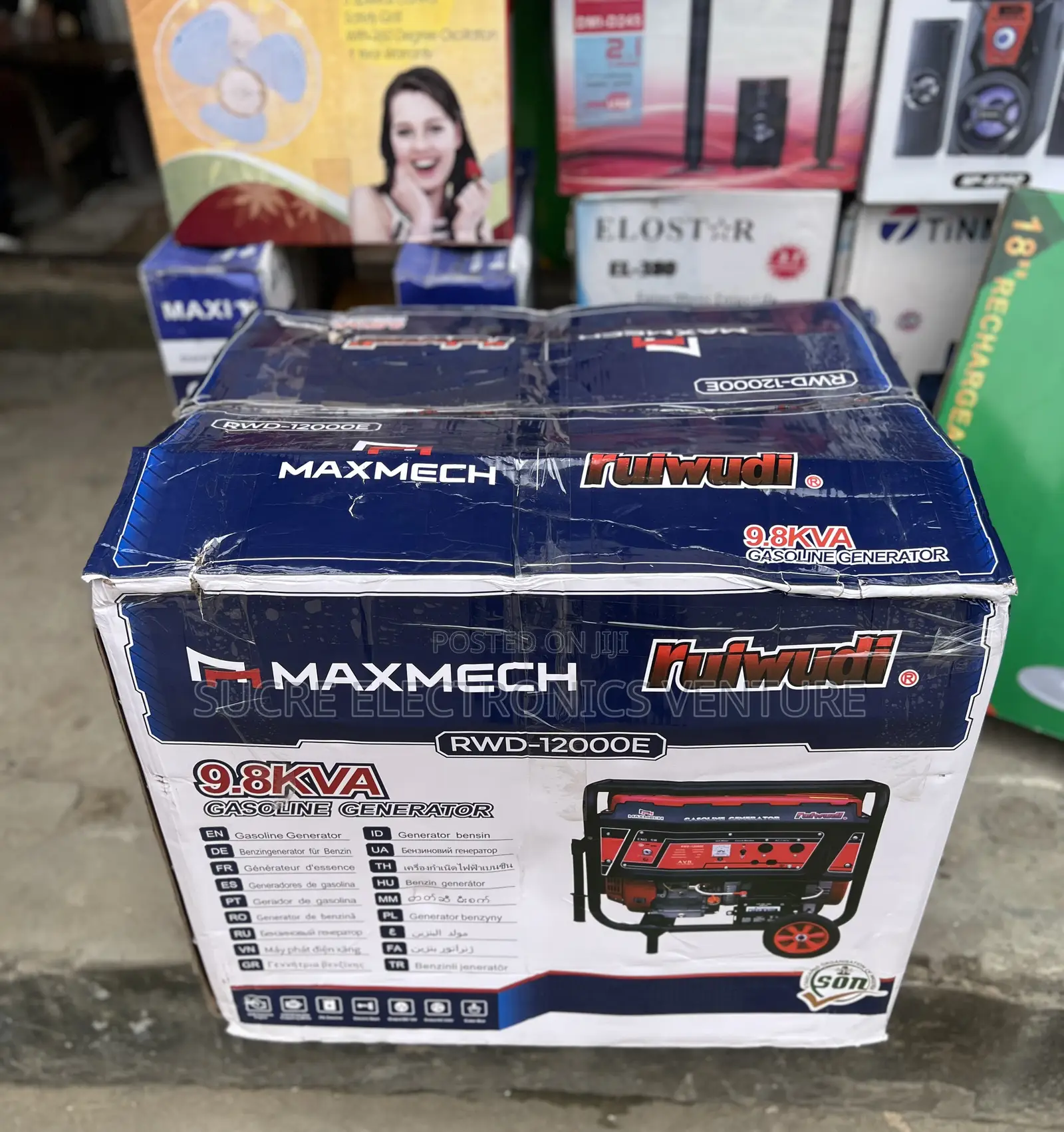 Brand New Maxmech Rwd12000 10kva Petrol Generator With 1 Year Warranty