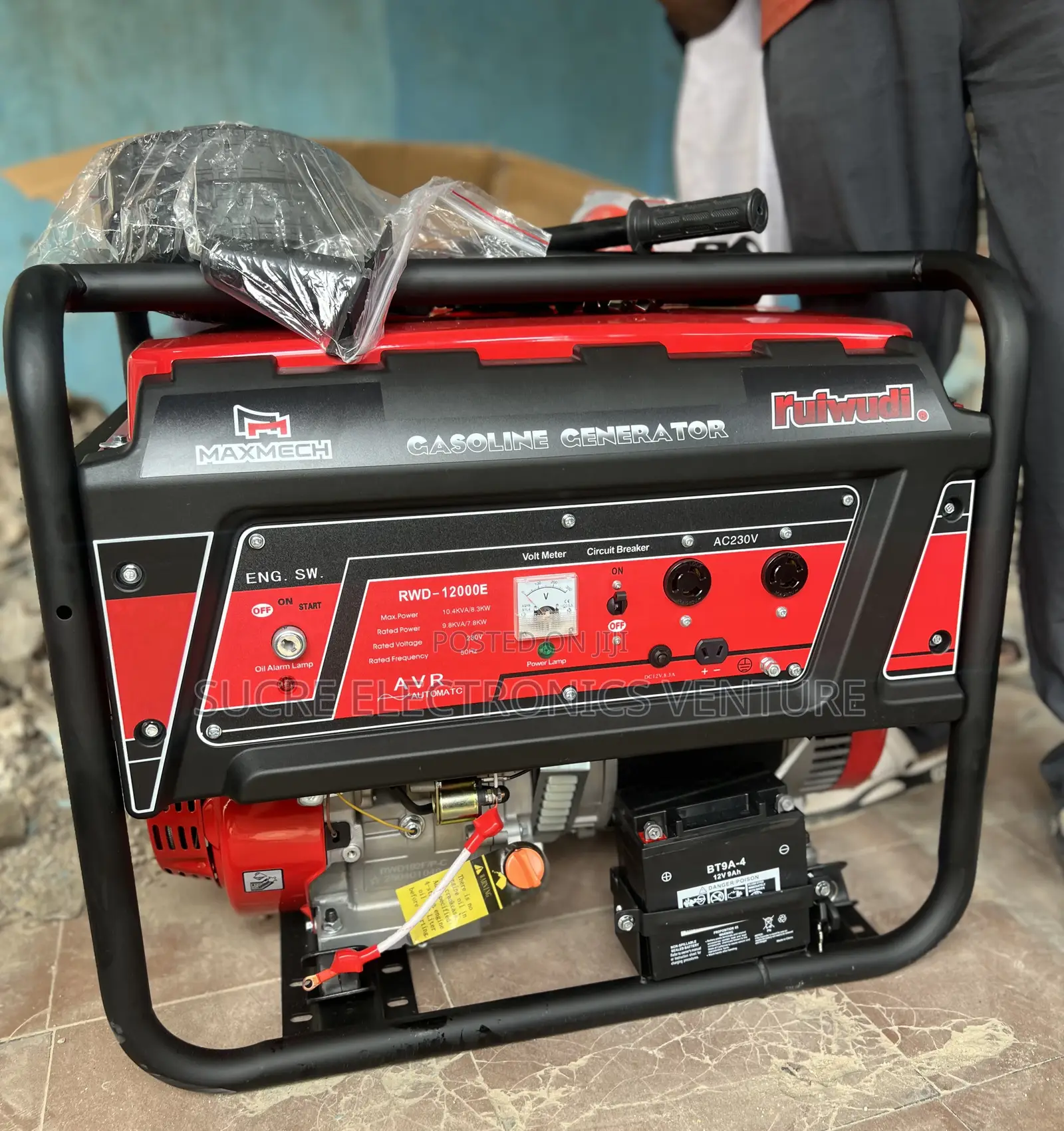Original Maxmech Rwd12000e 10kva Petrol Generator (100% Copper Wire)