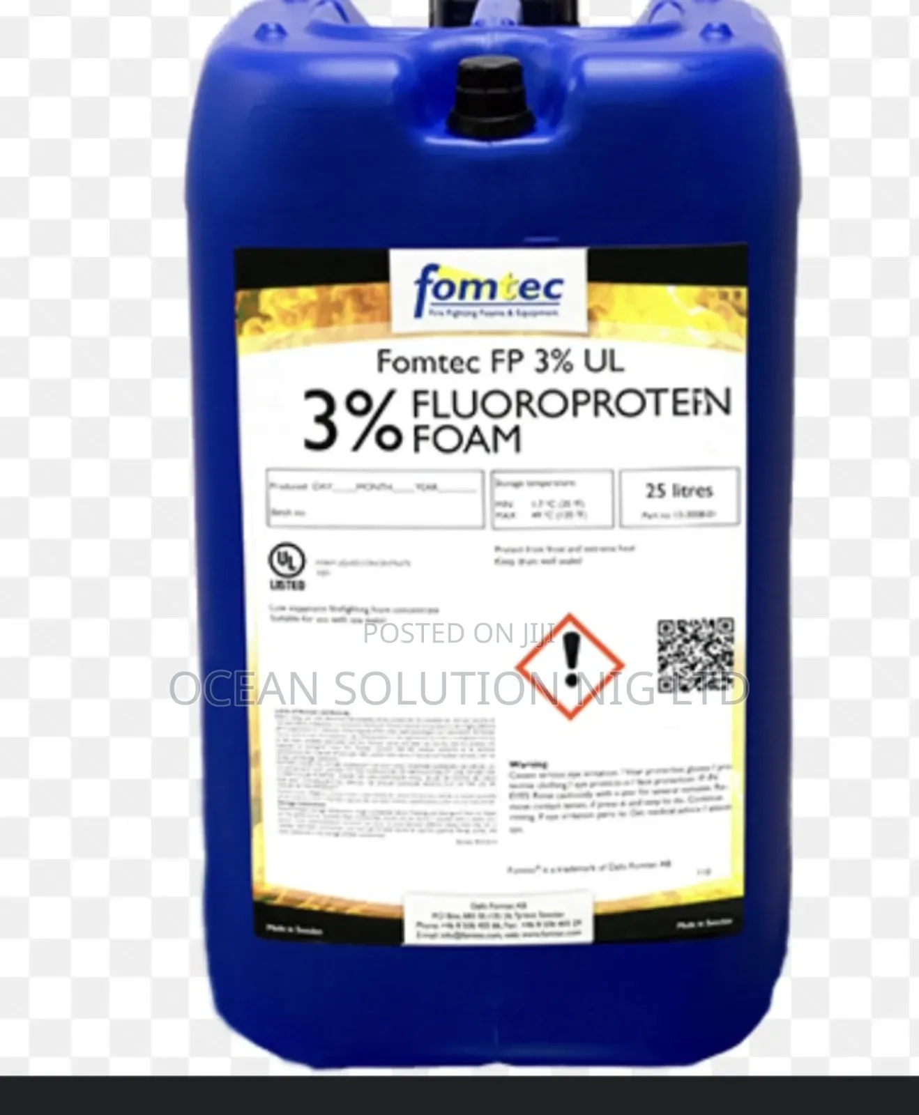 Fomtec Aff 1% F Aqueous Film Forming Foan /Any % Is Available