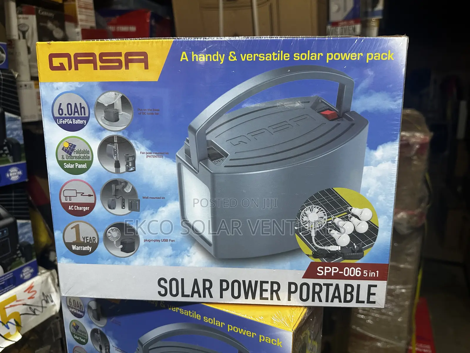 Solar Power Portable SPP-006 5in1