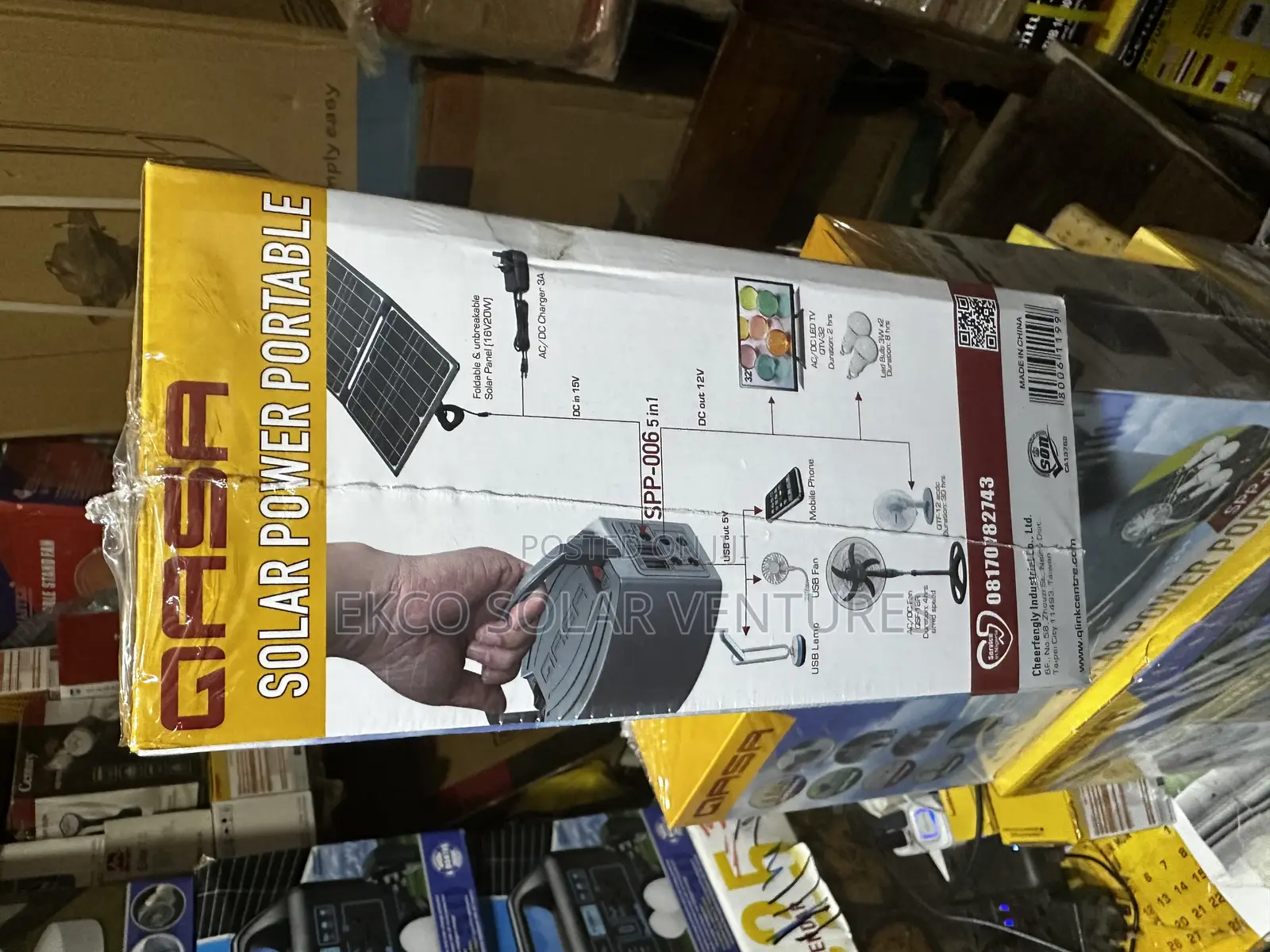 Solar Power Portable SPP-006 5in1