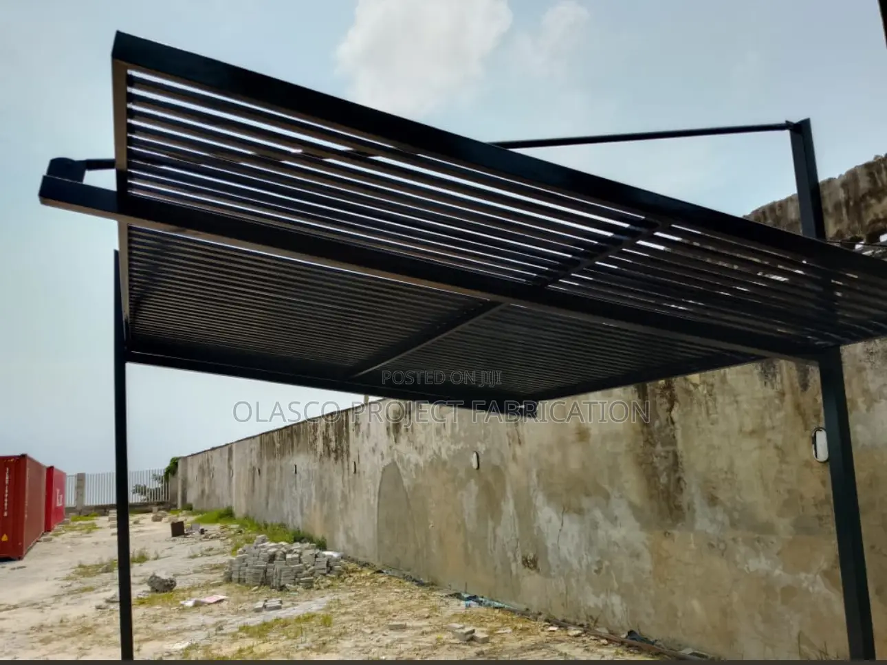 Carport Shade on Single Pole