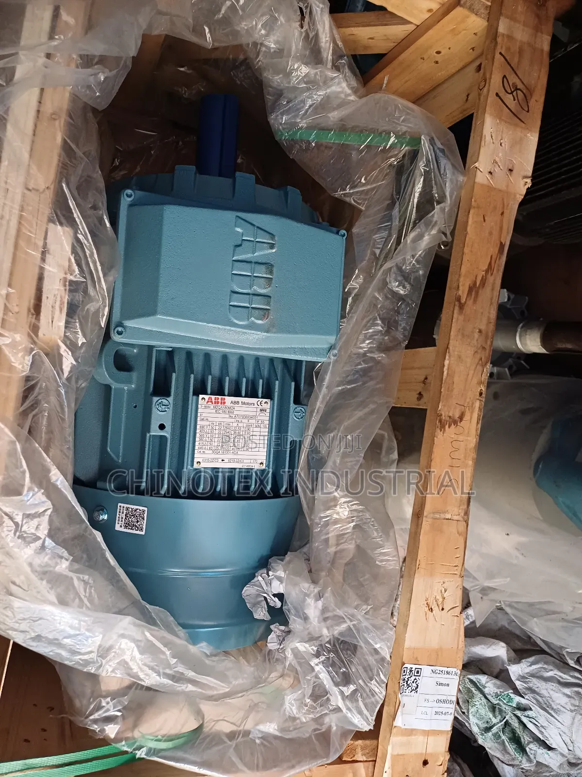 Abb Electric Motor 22kw/30hp 2940rpm 380/415v
