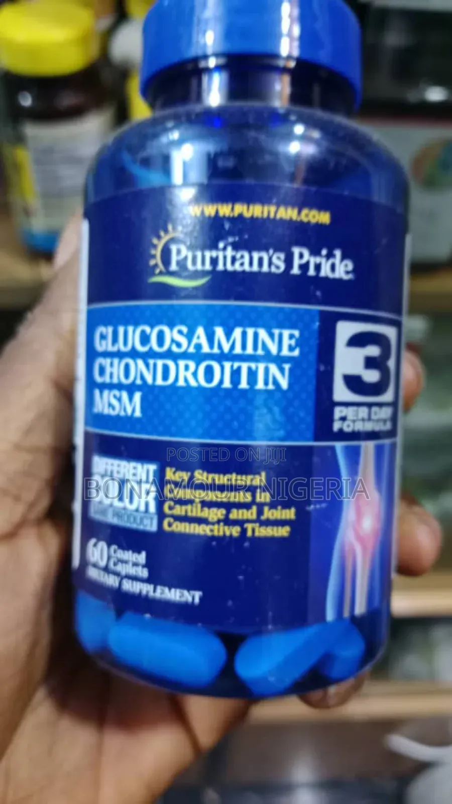 Puritan's Pride Glucosamine, Chrondroiton MSM X60 Caps