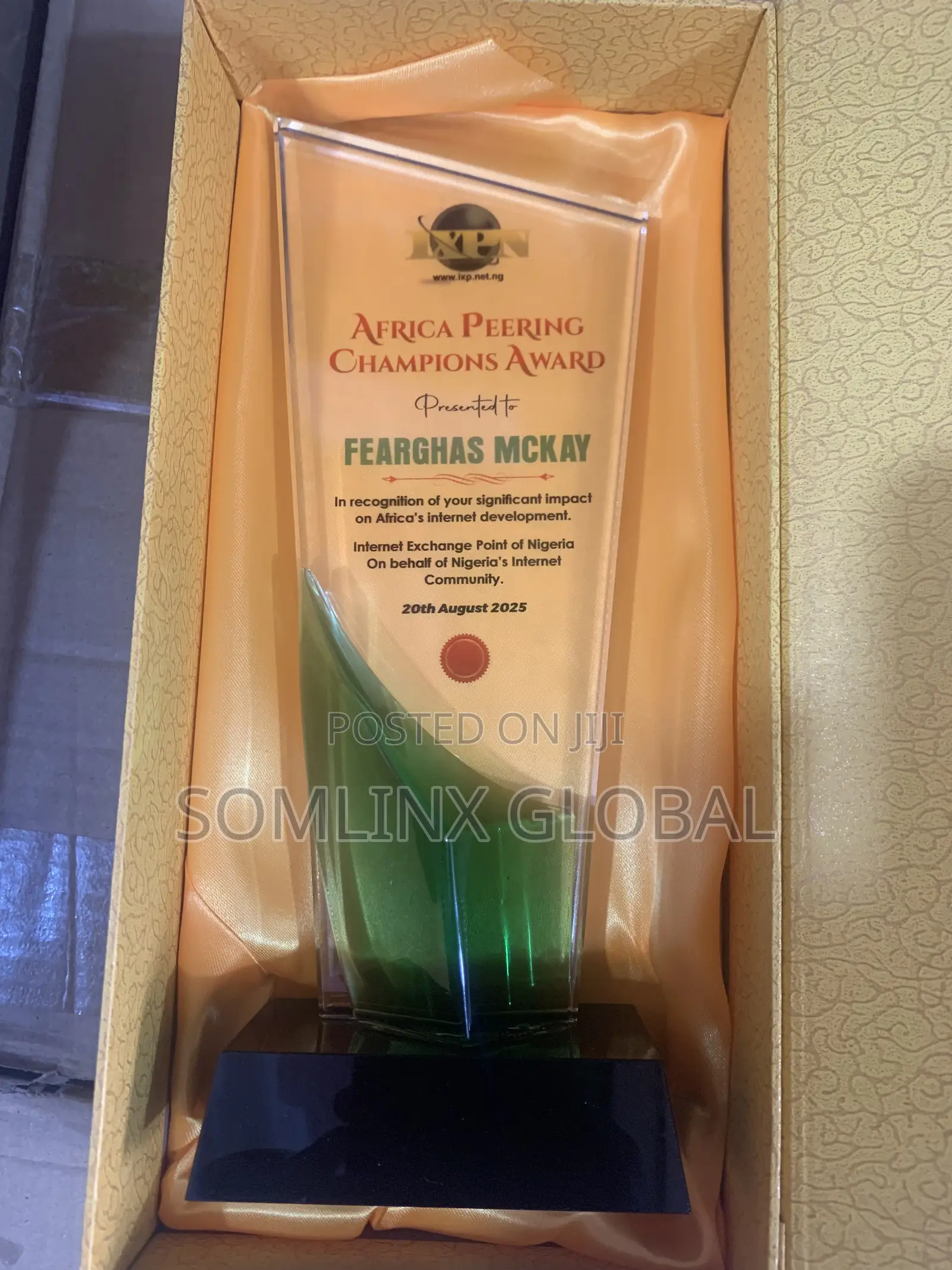 Crystal Green Plaque