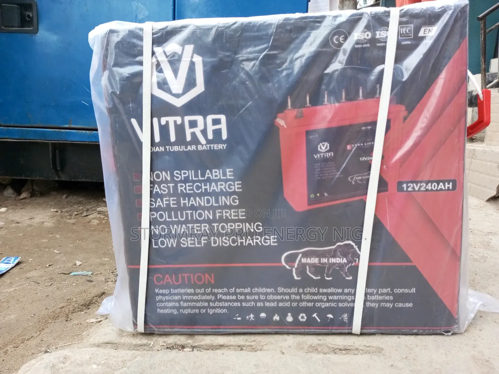 240ah Vitra Tubular Battery