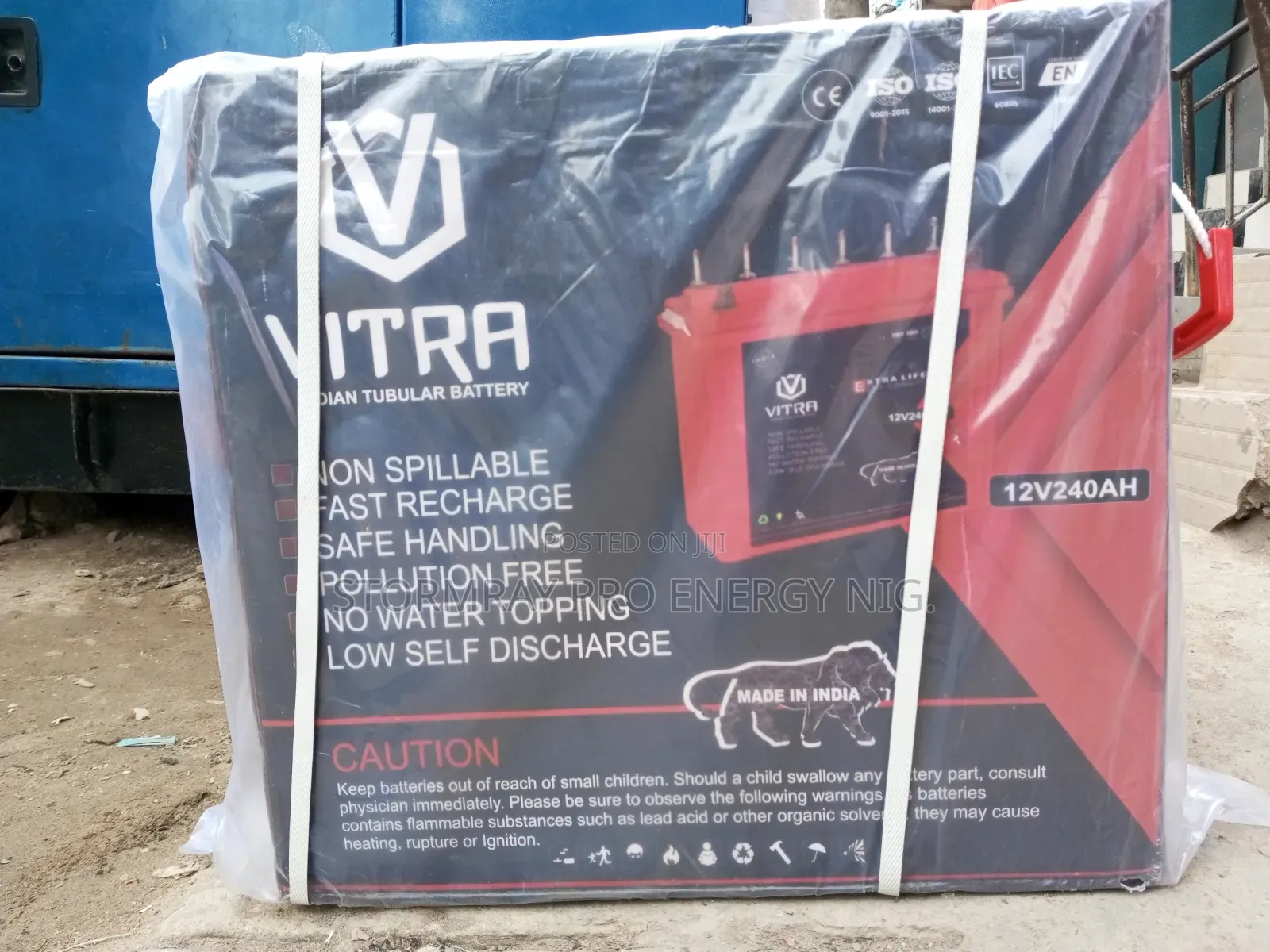 240ah Vitra Tubular Battery