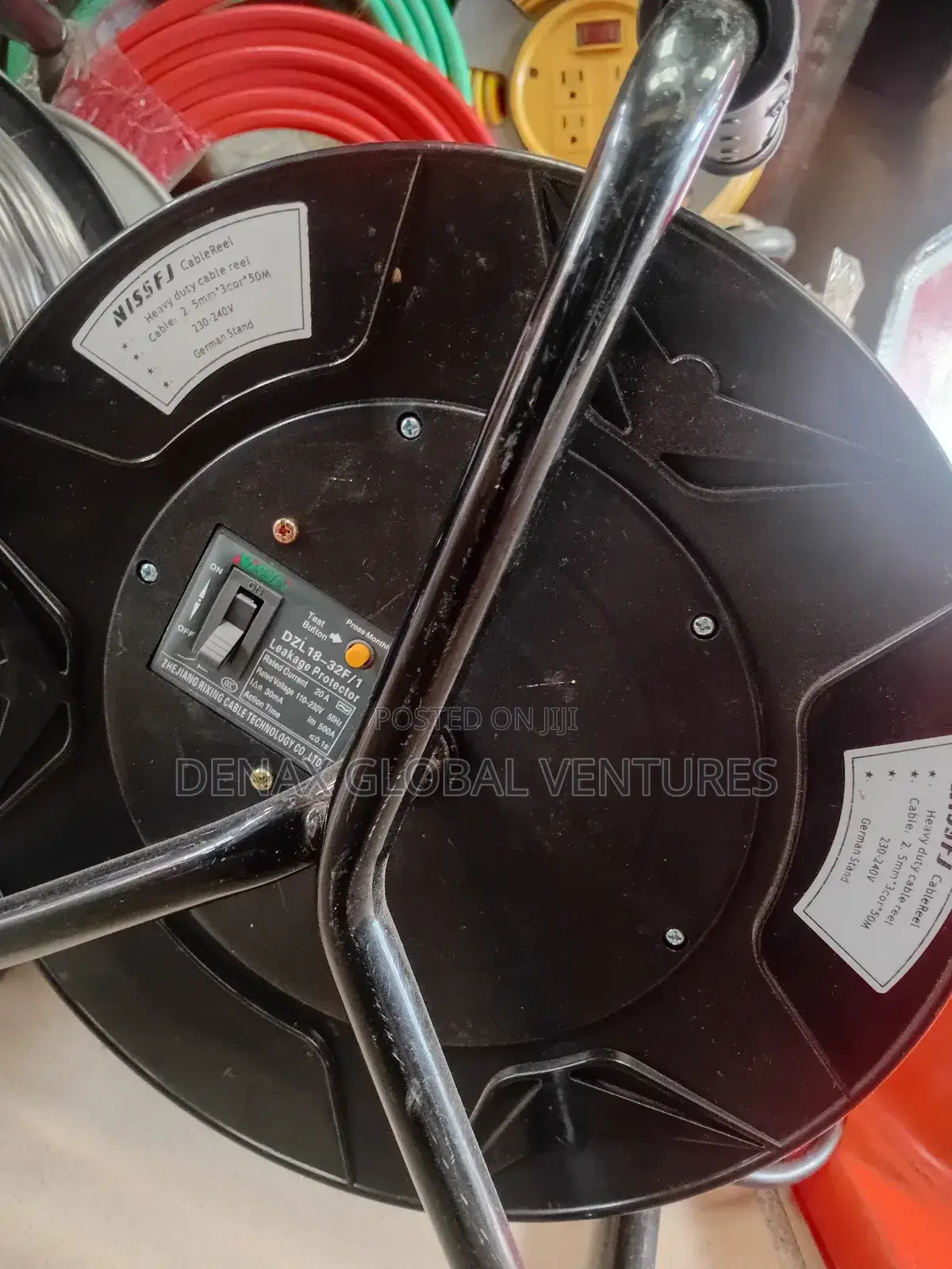 2.5mm × 50m Extension Cable Reel (100% Copper)