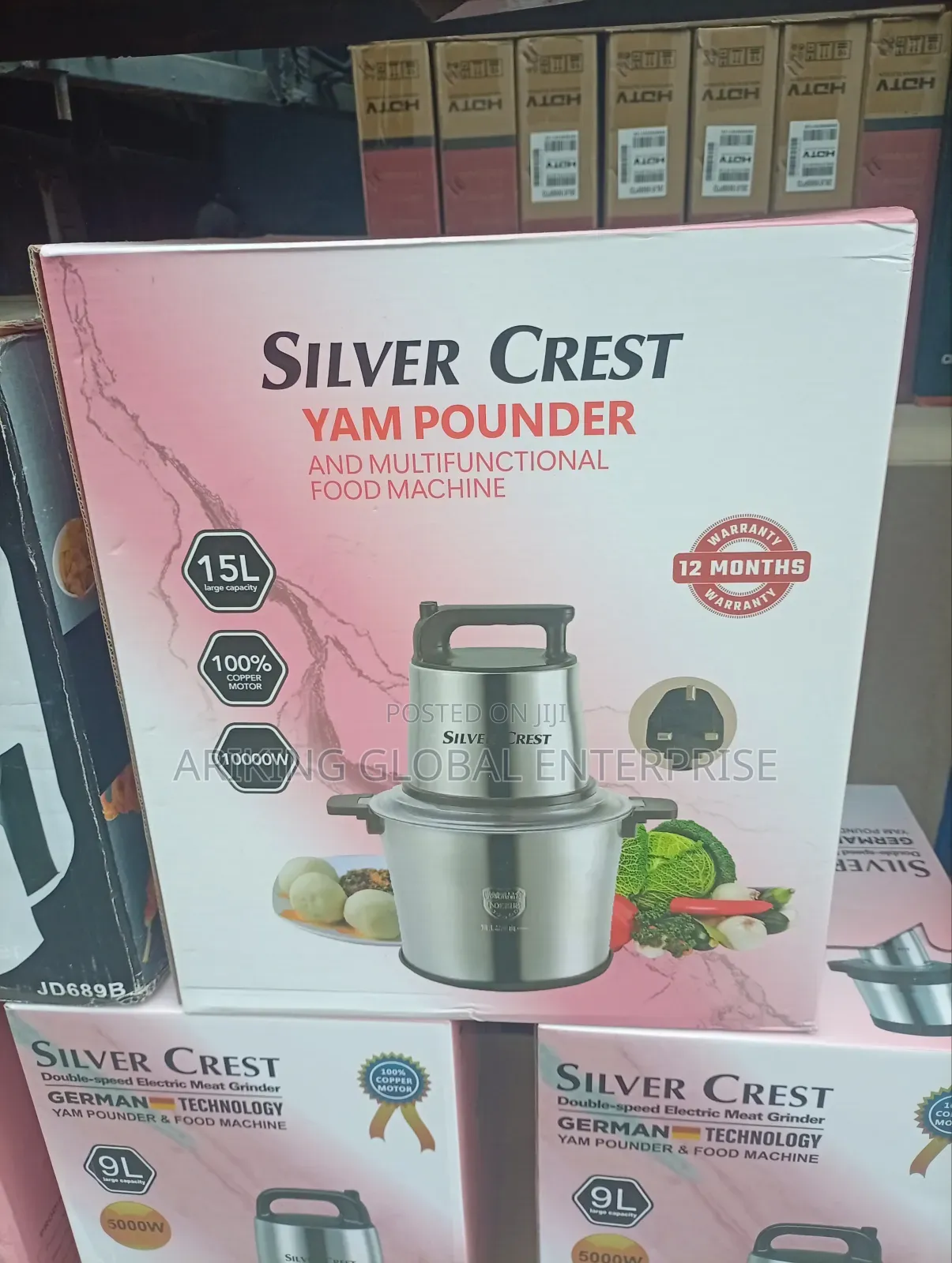 Massive Quality 15liter Silver Crest Electric Yam Pounder Machine