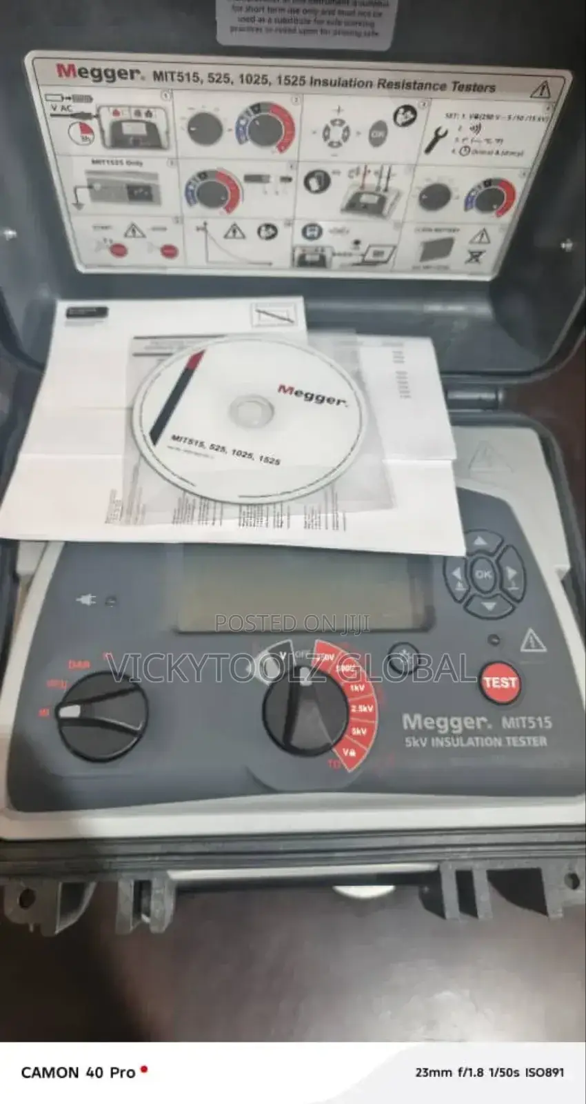 Megger Insulation Tester 5kva (Mit515)